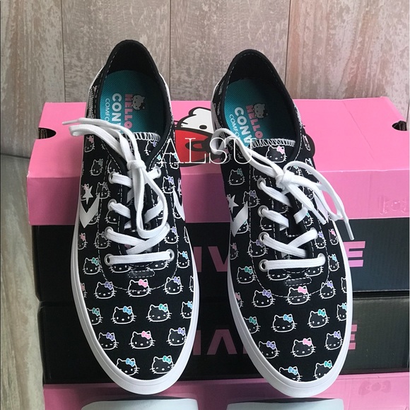 Conv&Hello Kitty Costa Low Top Black Canvas W - Picture 7 of 8